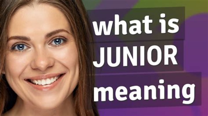 What is the meaning of junior supervisor?