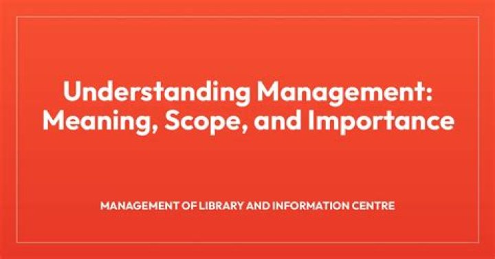 What is the meaning of management as a profession?