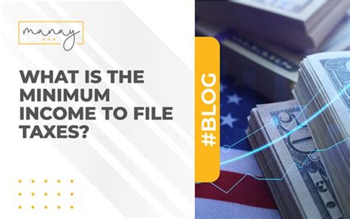 What is the minimum income to file taxes as a dependent?
