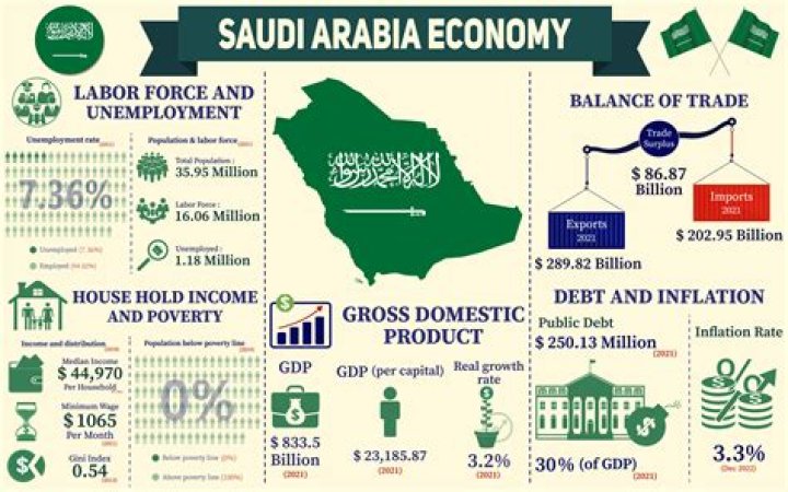 What is the most important industry in Saudi Arabia?