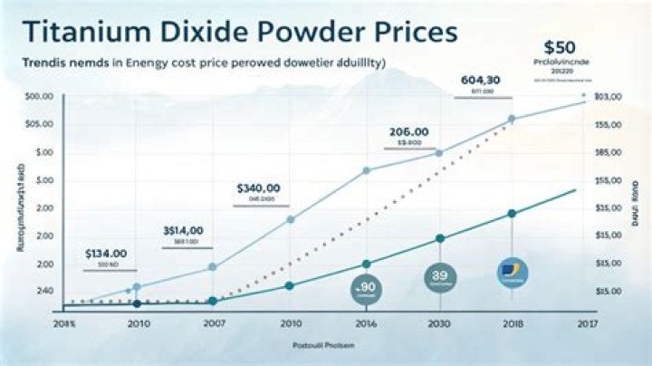 What is the price of titanium dioxide?
