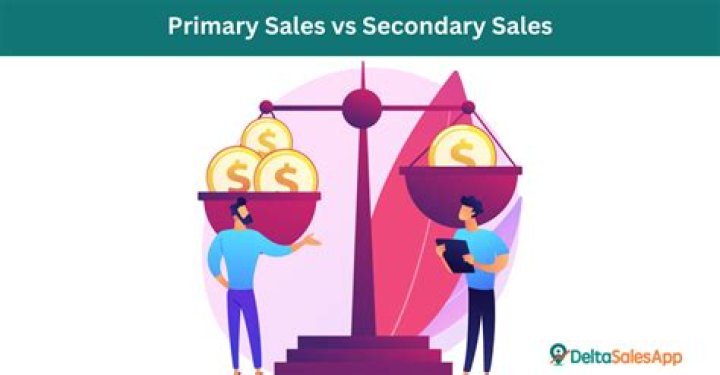 What is the primary sales and secondary sales?