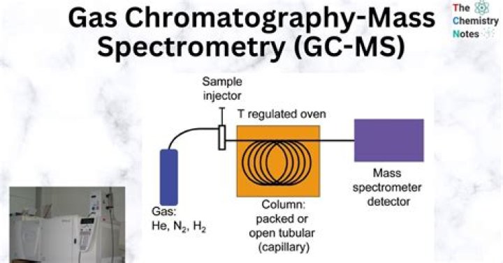 What is the principle of gas chromatography mass spectrometry?
