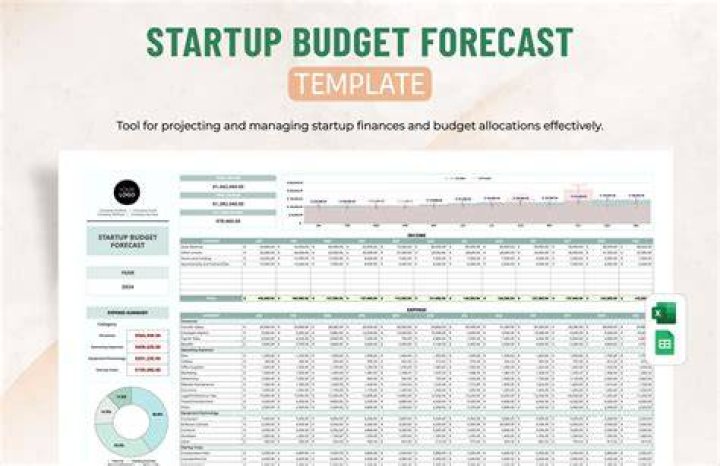 What is the purpose of a startup budget?