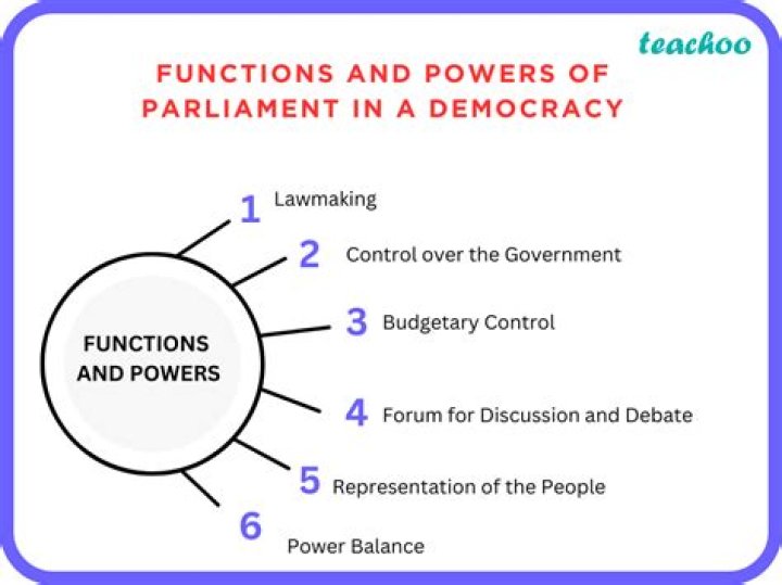 What is the role of the Parliament over government finance?