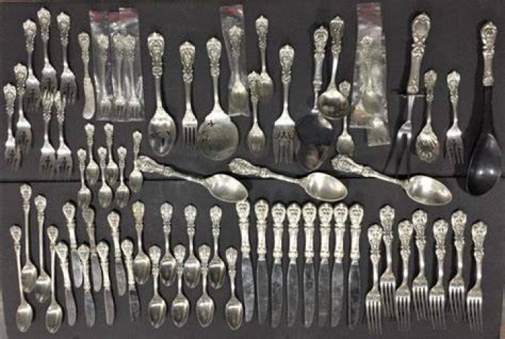 What is the scrap value of sterling silver flatware?
