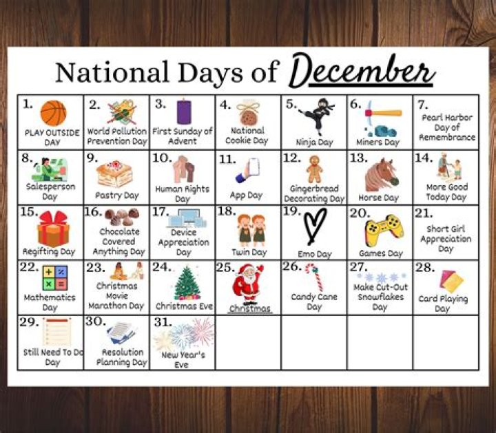 What is the special of 31 December?