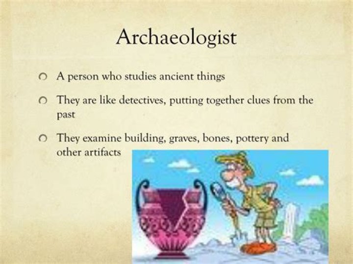 What is the title of a person who studies ancient bones?