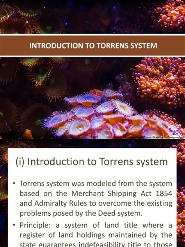What is the Torrens system of recording?