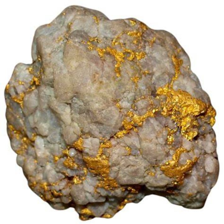 What kind of rock has gold flakes?