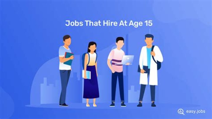 What kinda jobs can you get at 15?