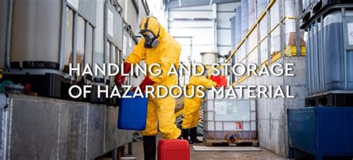 What legislation covers storing hazardous materials?
