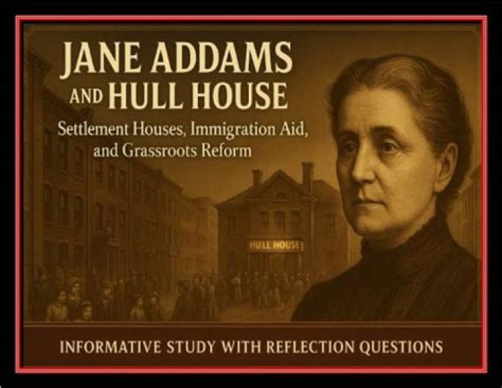 What organizations did Jane Addams help?