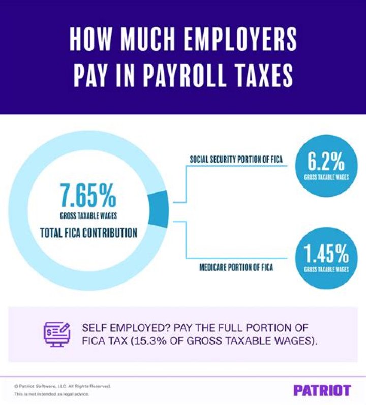 What portion of payroll taxes does the employer pay?