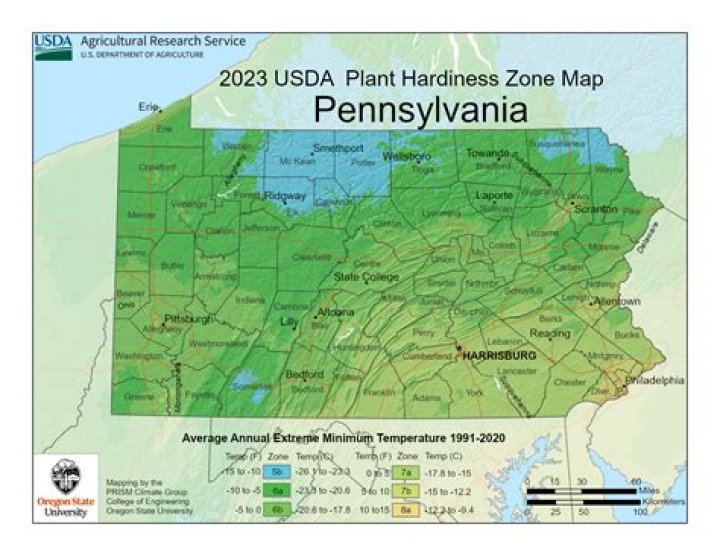 What produce is Pennsylvania known for?