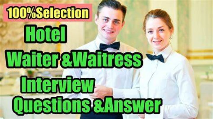 What questions are asked in a waitress interview?