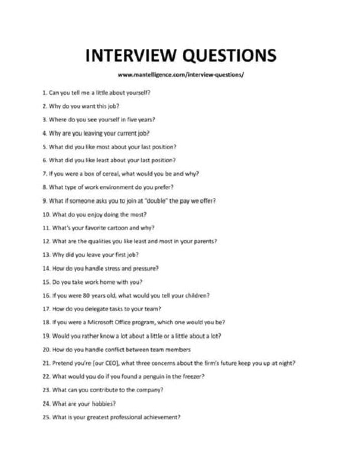 What questions do they ask in an interview for school?