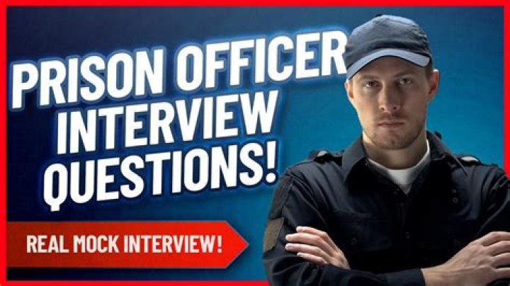 What questions do they ask in prison officer interview?