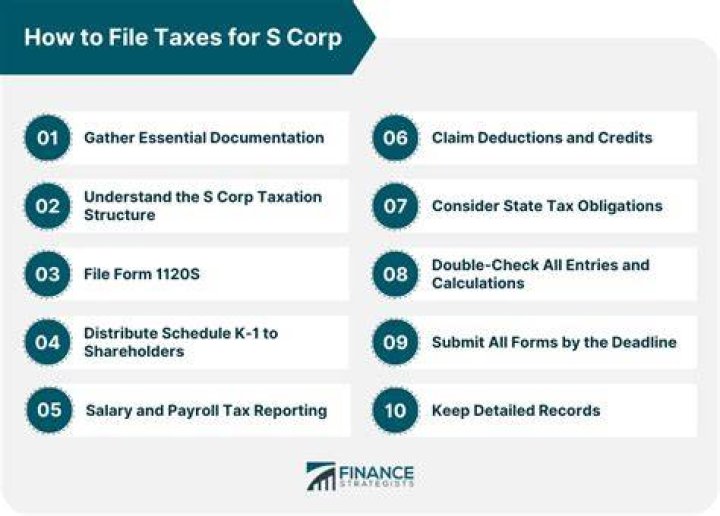 What schedule does an S Corp file?
