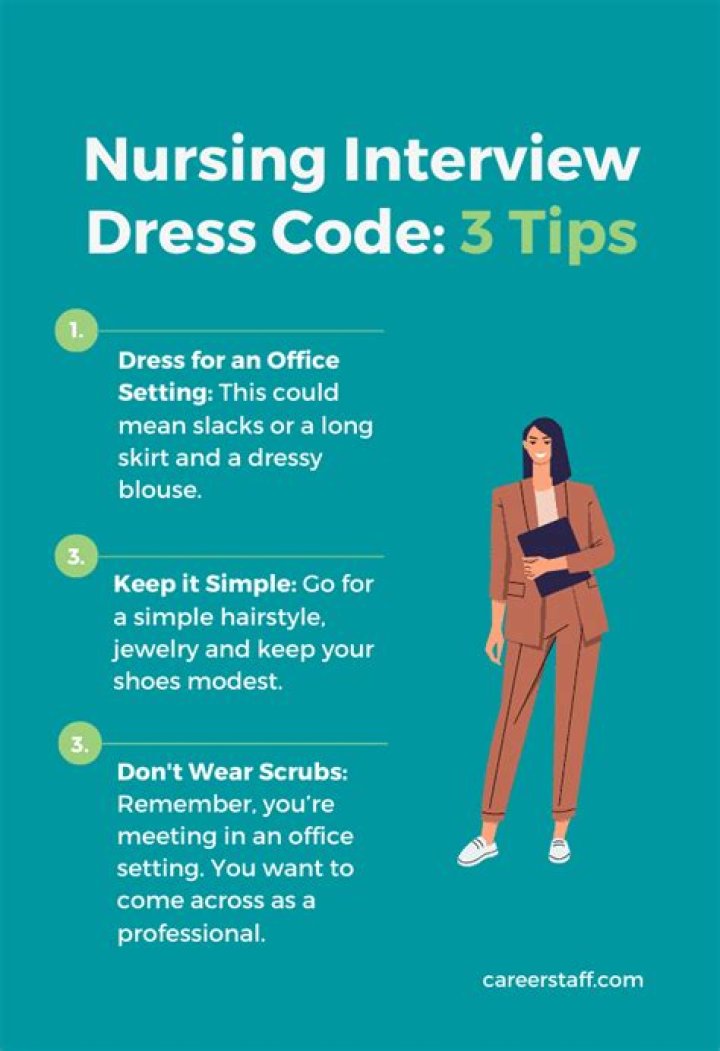 What should a nurse wear to an interview?