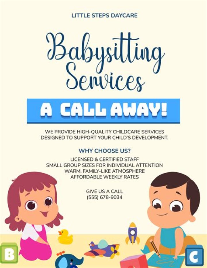 What should be included in a babysitting ad?