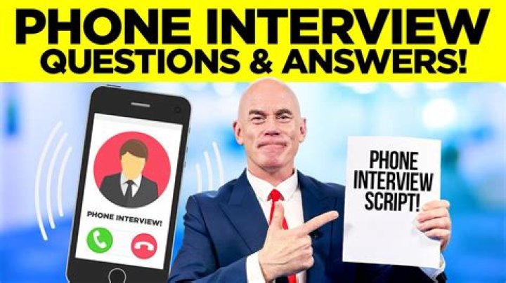 What should I expect from a telephone interview?