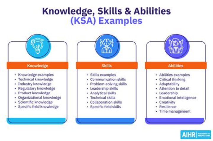 What should I put for knowledge skills and abilities?
