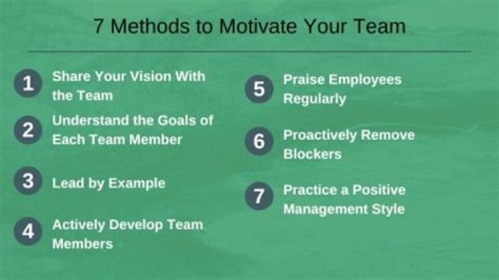 What techniques can be used to motivate team members?