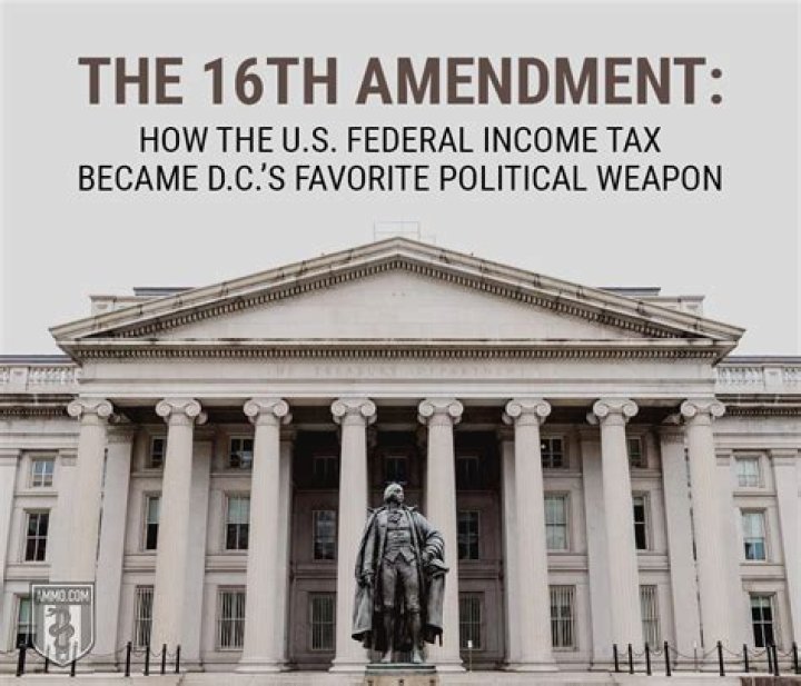 What type of income tax was enacted by the 16th Amendment?