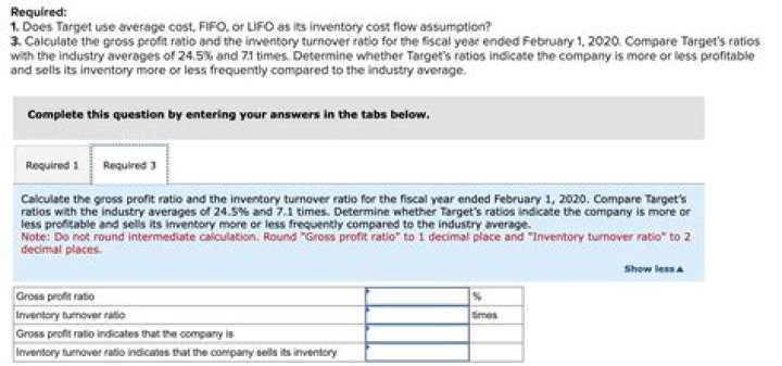 What type of inventory does Target use?