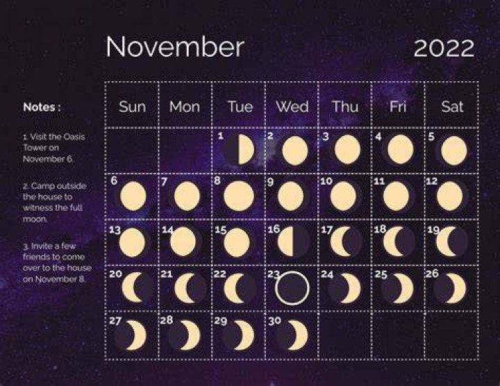 What was the moon on November 10 1989?