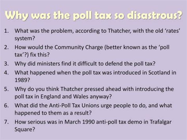 What was the purpose of the poll tax quizlet?