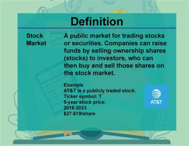 What was the reason for the creation of the stock market?