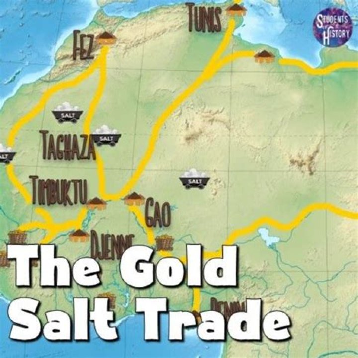 What was traded in the gold-salt trade?