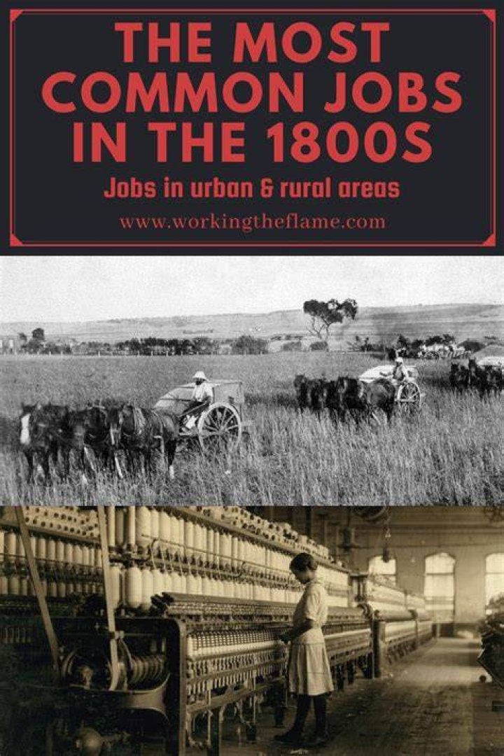 What were common jobs in the 1900s?