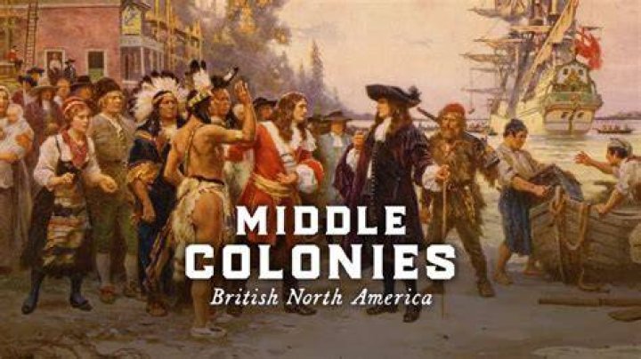 What were the exports of the Middle Colonies?