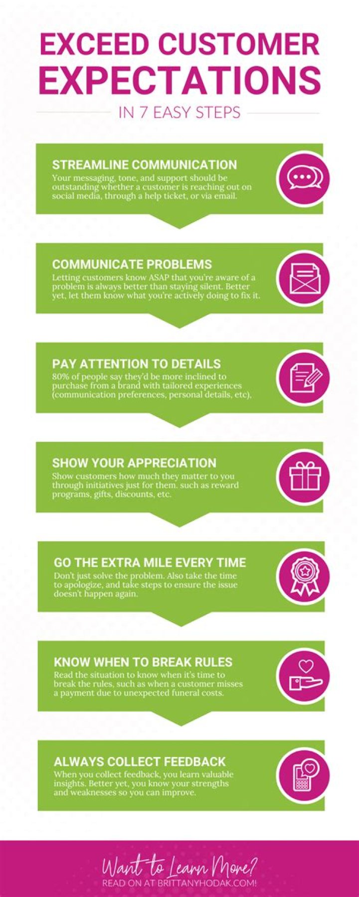 What would you do to exceed customer expectations?
