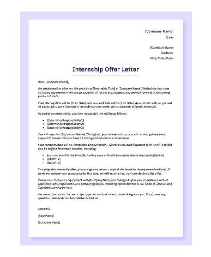 What you have to offer the employer?