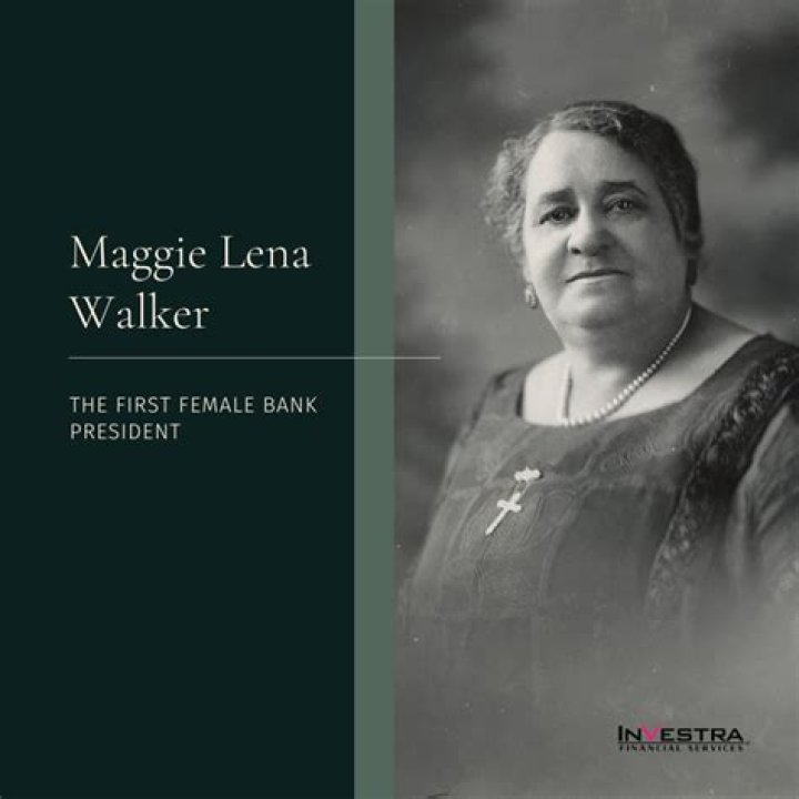 When did Maggie Walker open her bank?