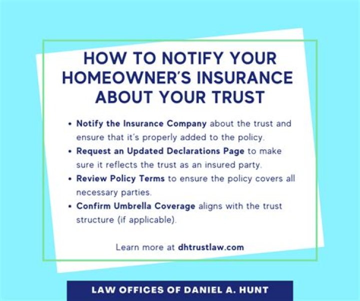 When should I notify my homeowners insurance?