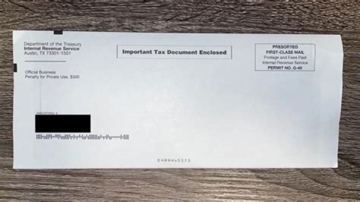 Where are IRS checks sent from?