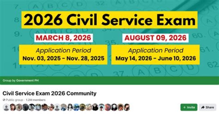 Where can I take the civil service exam for free?
