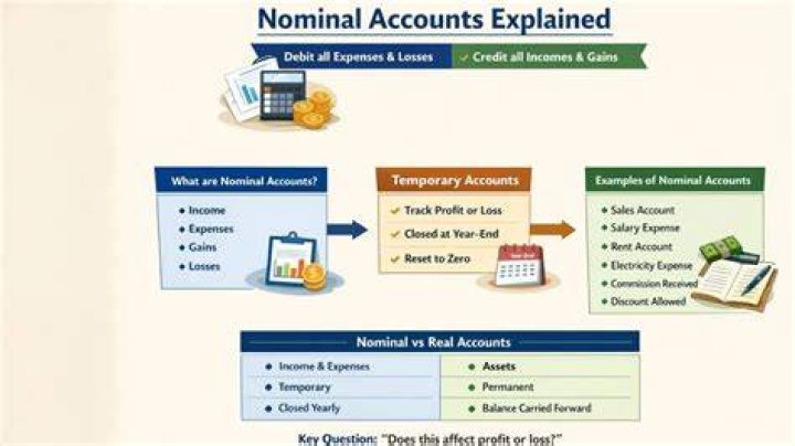 Where do nominal accounts appear?