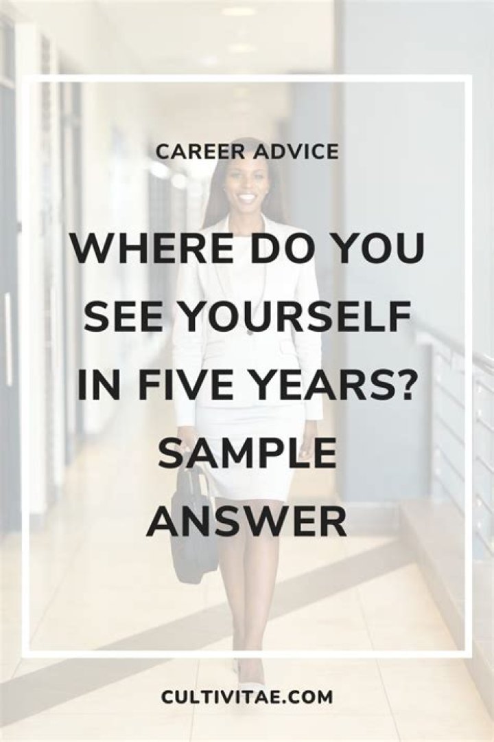 Where do you see yourself in 5 years personal life examples?