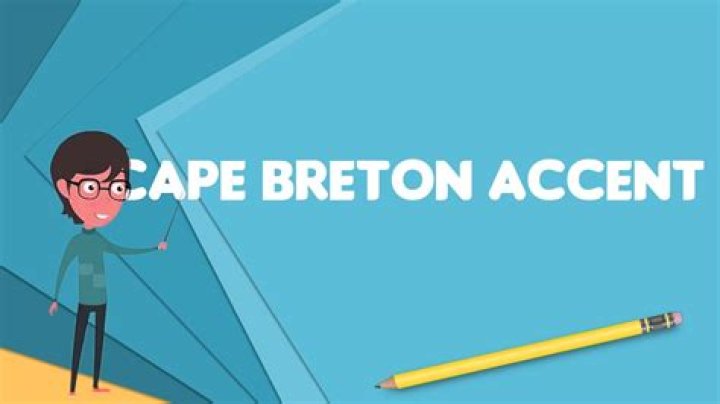 Where does the Cape Breton accent come from?