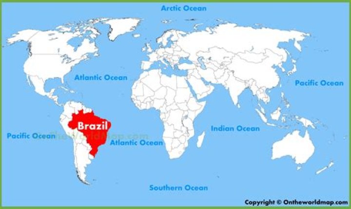 Where is Brazil located in the world?