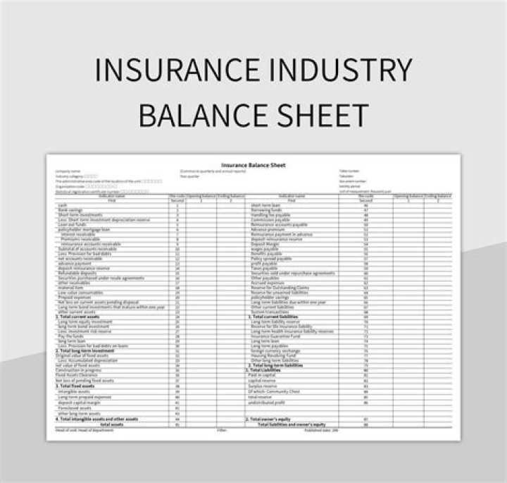 Where is insurance on a balance sheet?