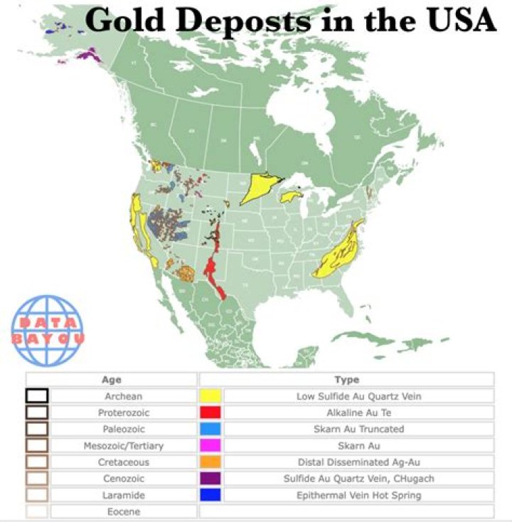 Where is most of Americas gold stored?