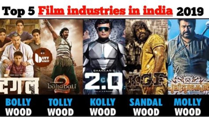 Which are top 5 film industries in world?