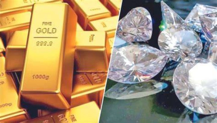 Which Caribbean country main products are gold bauxite and rice?